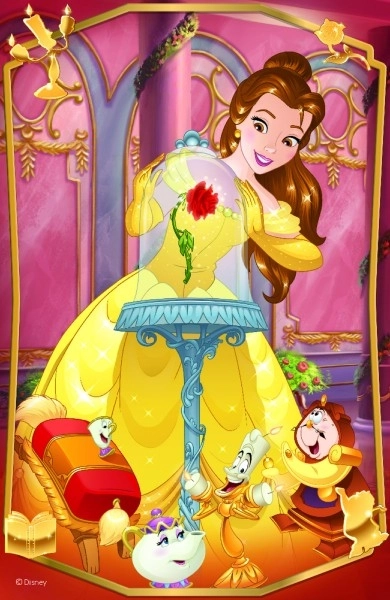 Mini puslespil Smukke prinsesser/Disney prinsesse 54 brikker