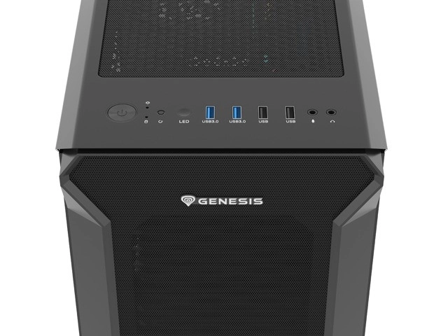Skab Genesis Irid 505F med vindue USB 3.0