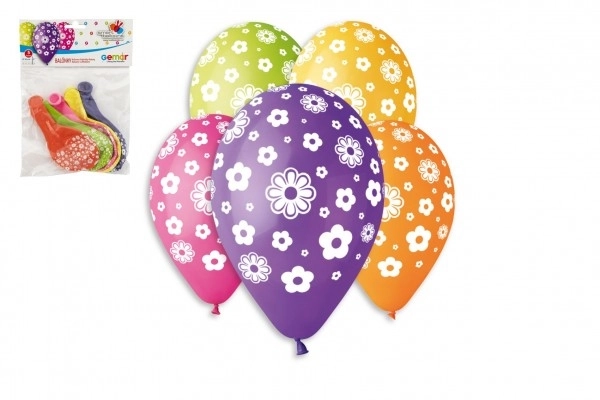 Oppustelige balloner blomster - 5 stk