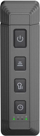 Udtrækkelig USB-boglampe grå