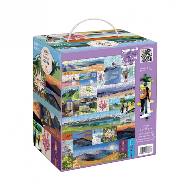 Puzzle Puzzlove Polske bjerge 1000 brikker