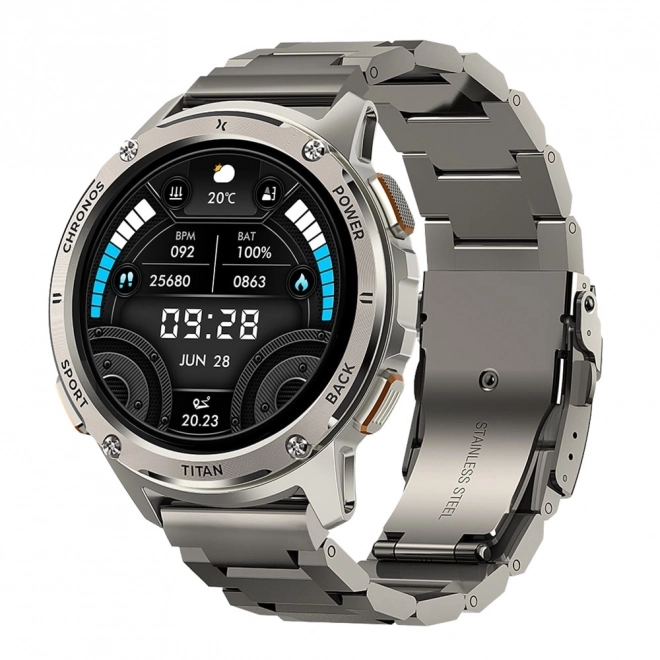 Smarte ure Titan Chronos sølv