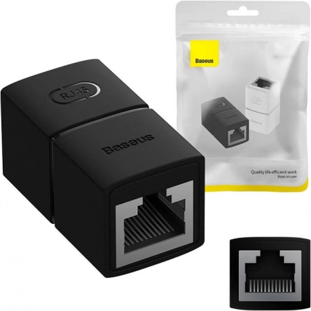 netværksstik RJ45 BASEUS AirJoy (sort)