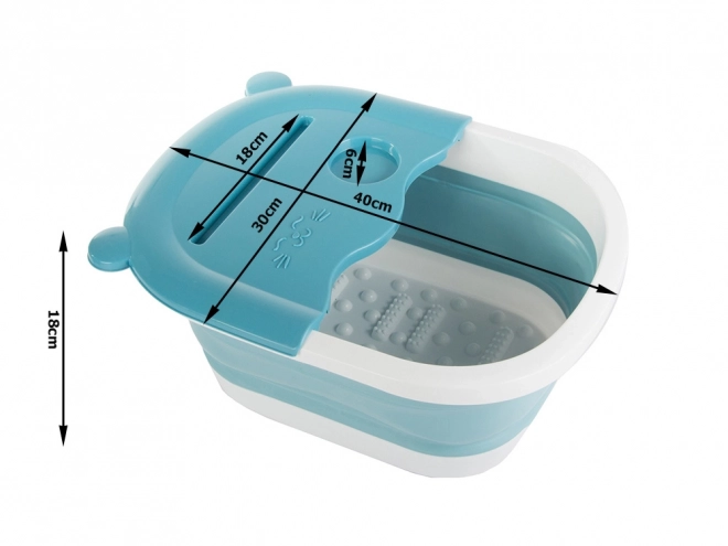 Foldbar fodmassageskål