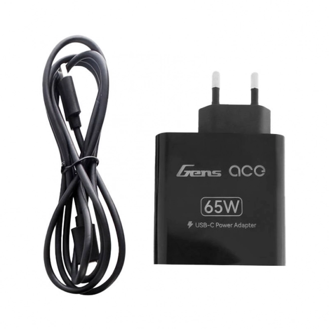 Strømadapter Gens Ace 65W med EU-stik