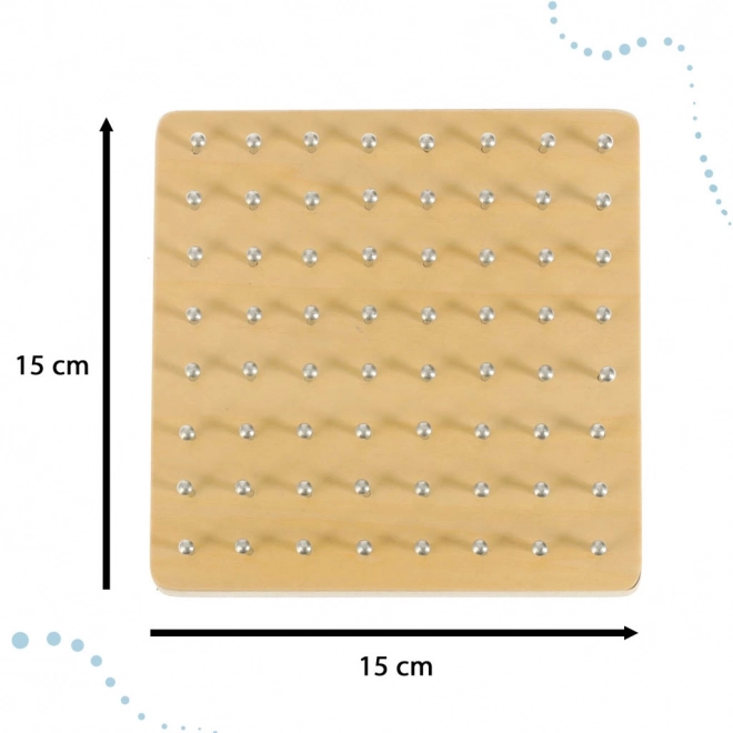 Træplade Geoboard