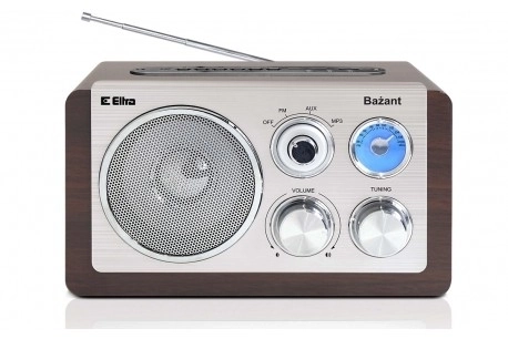 Radio BAŻANT USB mørk