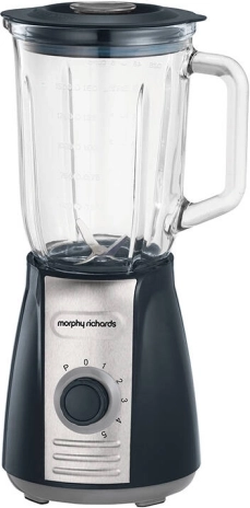 Morphy Richards bordblender med 1,5 l glasbeholder, sort