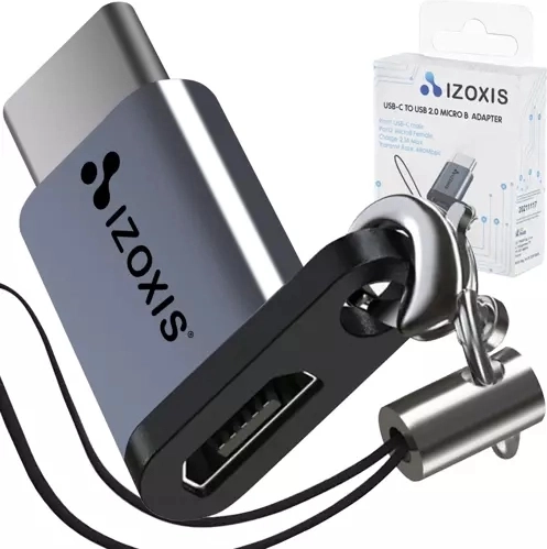 USB-C til Micro USB 2.0 adapter med strop