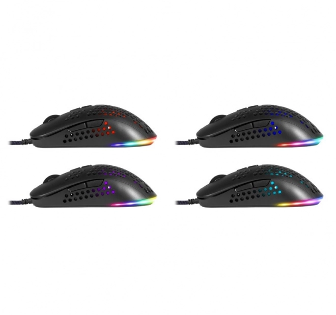 Gamingmus Shepard med RGB-belysning