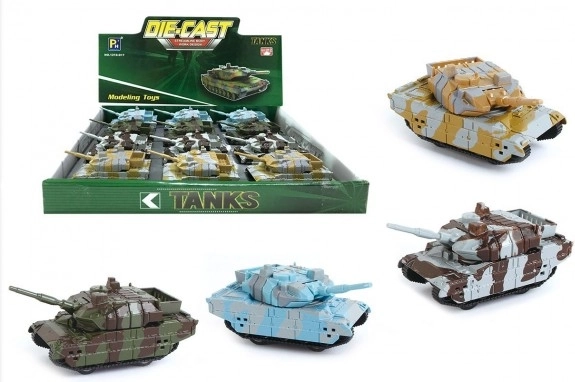 Metal tank 8,5 cm