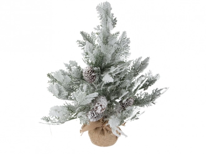 Kunstig juletræ med sneeffekter 45 cm