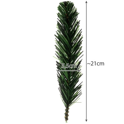 Kunstige grangrene 21 cm - 40 stk.