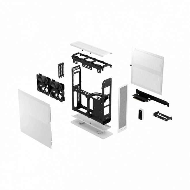 Hvid PC kabinet Ridge mITX PCIE 4.0