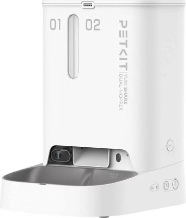Smart foderautomat PETKIT yumshare dual hopper med 1080p kamera