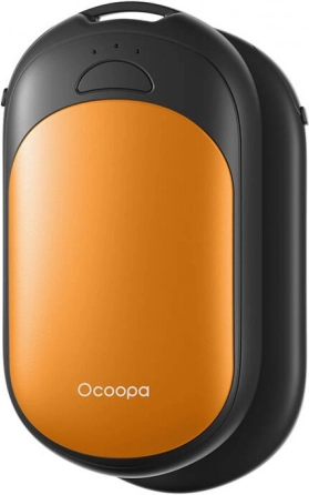 Ocoopa 2x2500 mAh håndvarmer, USB-C, sort og orange