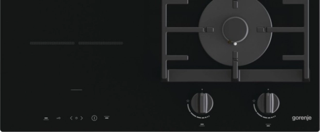Gorenje gaskomfur og induktionskogeplade