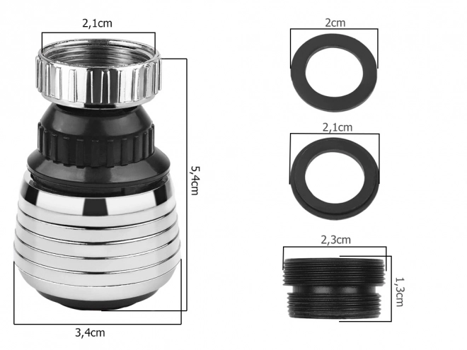 Perlator til batteri Rounder 360