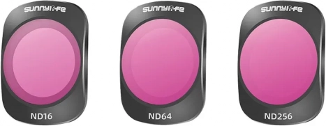 Sæt Sunnylife ND16, ND64 og ND256 ND-filtre til DJI Pocket 3