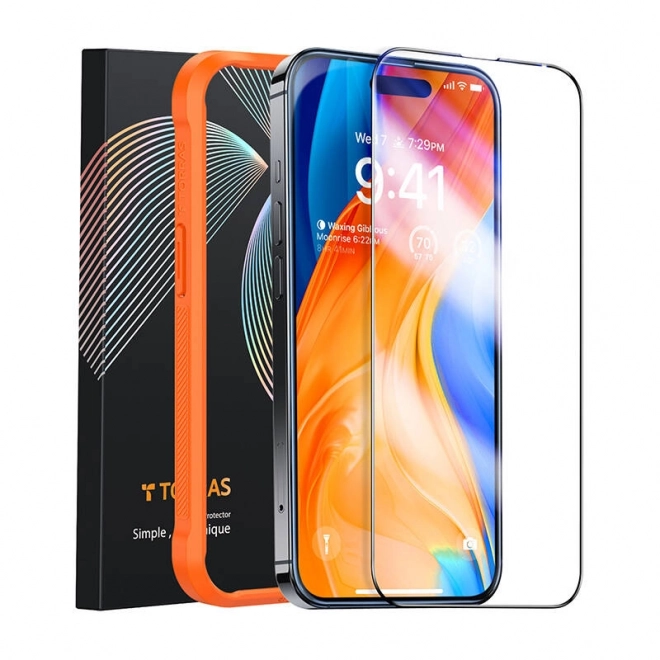 Hærdet glas til iPhone 15 Pro Max Torras Insta-III Master
