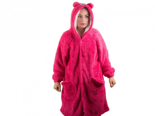 Varm oversize hoodie tæppe med hætte