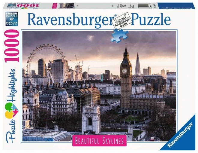 Ravensburger Puzzle London 1000 brikker