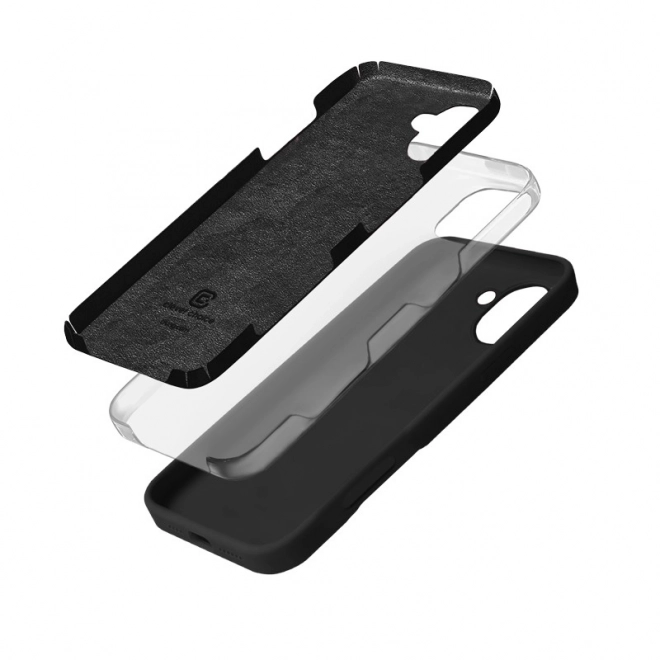 Beskyttende cover iPhone 16 sort