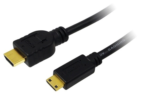 HDMI Kabel - Mini HDMI 1,5 m forgyldt