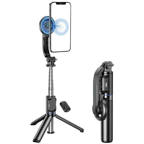 Selfiestangholder med magnetisk stativ