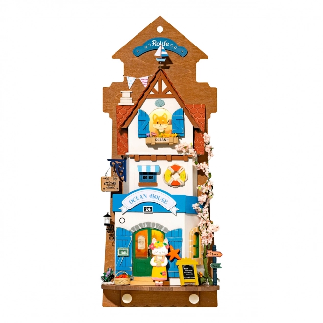 RoboTime vægmontering miniatyr hus Ø-villa