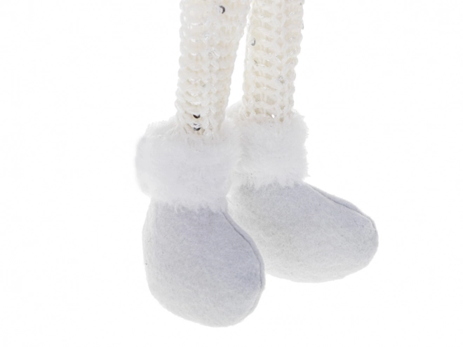 Julegnom med hvide skæg 47cm