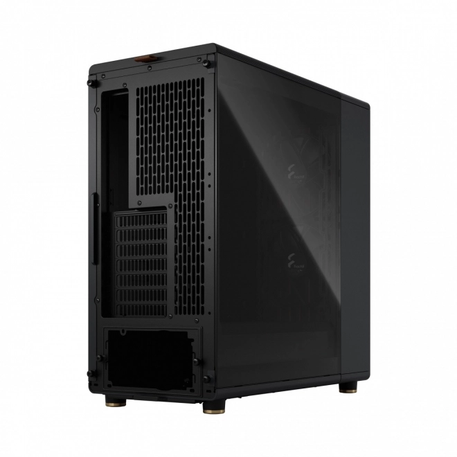 Fractal Design kabinet North sort med træelementer