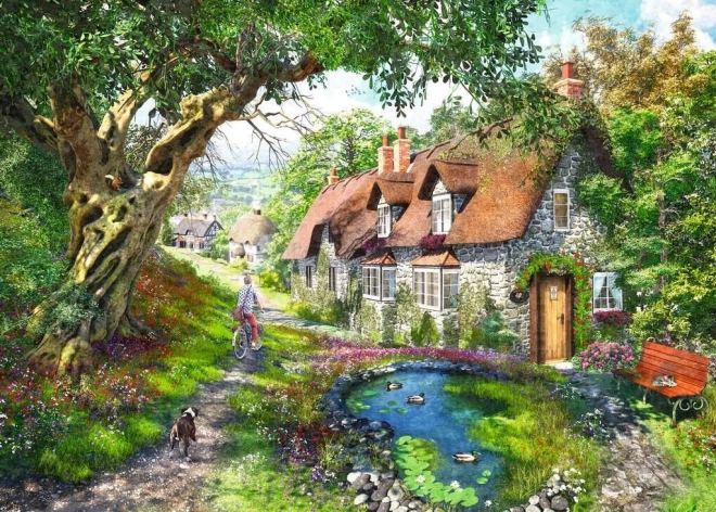 Ravensburger puslespil Blomstervej 1000 brikker