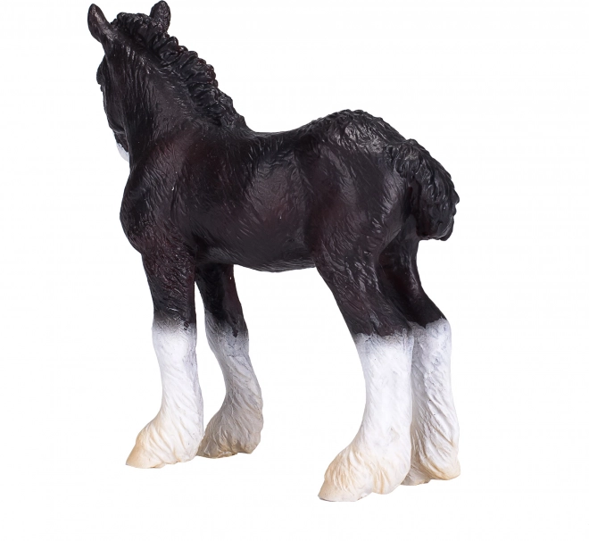 Mojo figur af en shirehest - føl