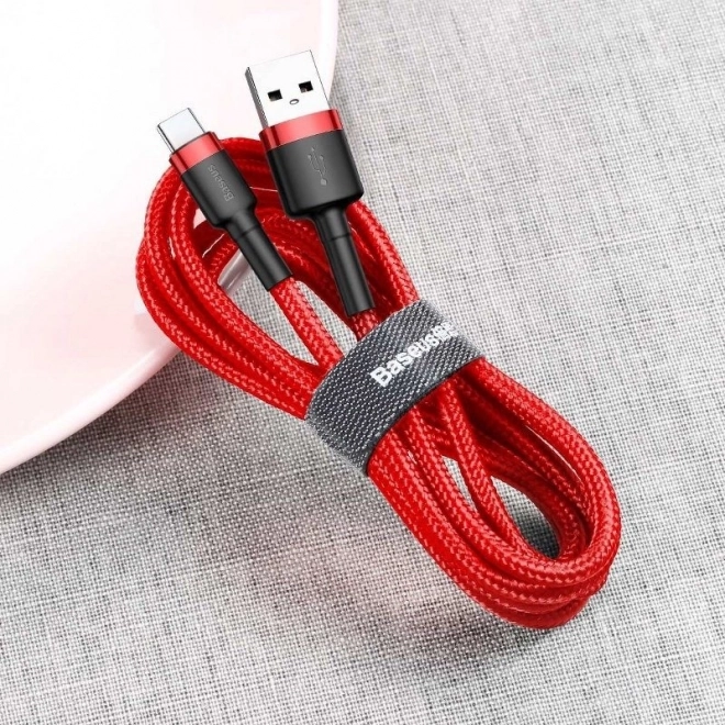 Baseus Cafule USB-C kabel 2A 3m - rød