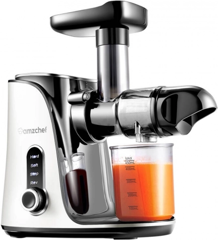 Slowjuicer AMZCHEF hvid