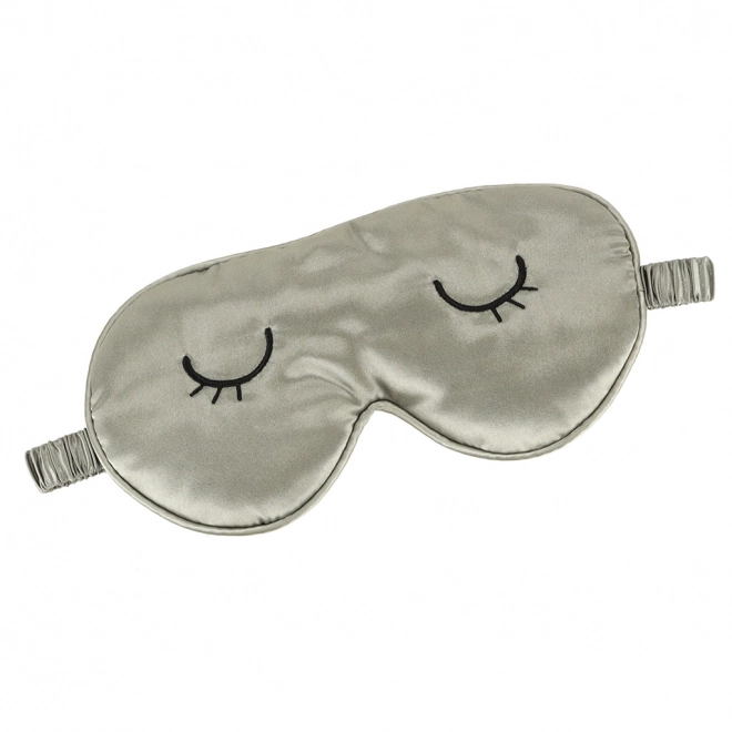 Sovemaske med gråt etui