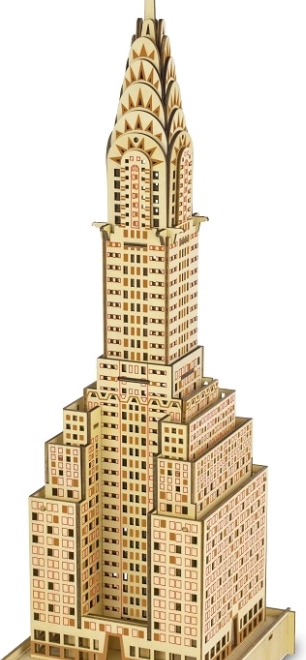 Woodcraft Træ 3D puslespil Chrysler Bygning