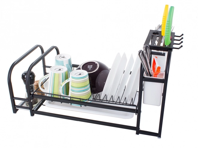 Opvaskestativ med bakke og holder i loftstil
