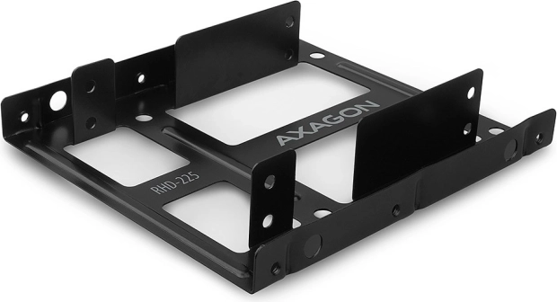 Stålramme til montering af 2x 2,5" drev i en 3,5" bay