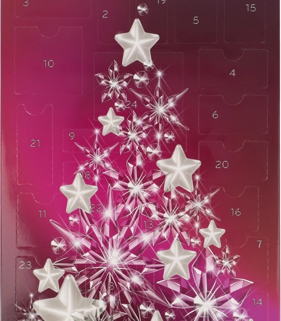adventskalender crystal christmas tree med kosmetik