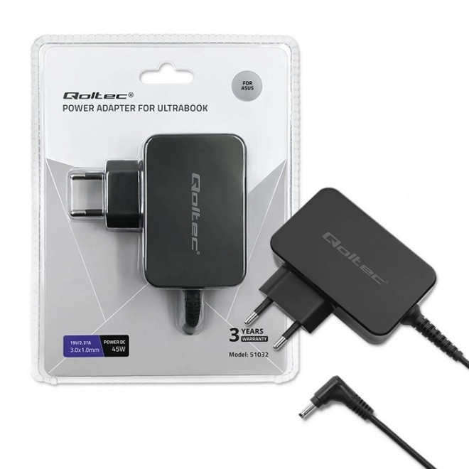 Qoltec Oplader til bærbare computere Asus 45W