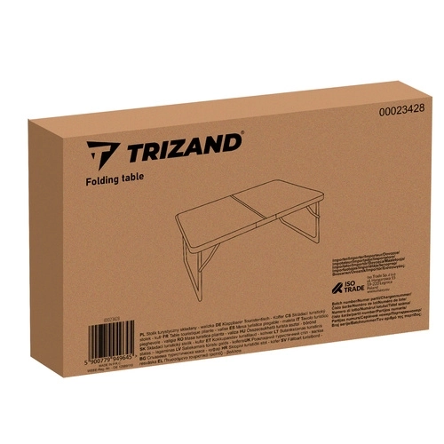 Foldbar campingbord TRIZAND