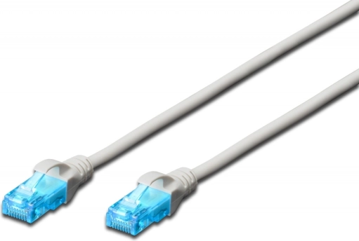 Patchkabel U/UTP kat. 5e PVC 1 m grå