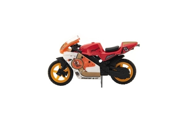 Racer motorcykel metal/plast 8cm fri kørsel mix varianter på kort