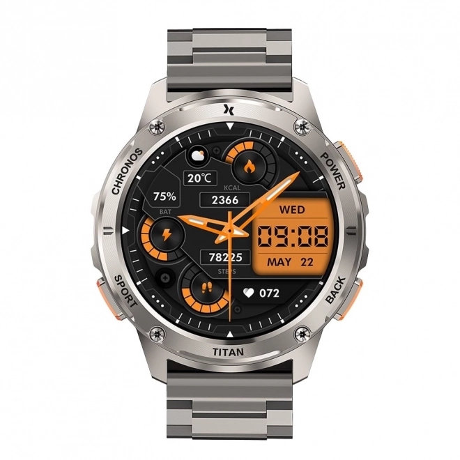 Smarte ure Titan Chronos sølv