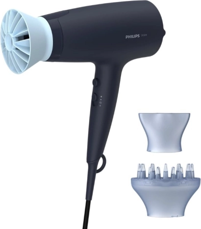 hårtørrer philips 2100 w med ionisering og thermoprotect-teknologi