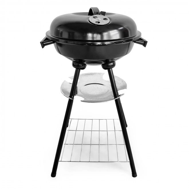 Havegrill med låg og askeskuffe