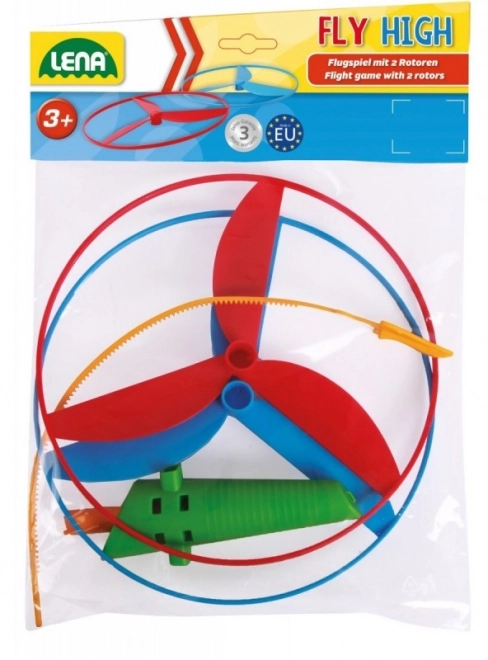 Skydende propeller 20 cm + starter plast i pose 3+