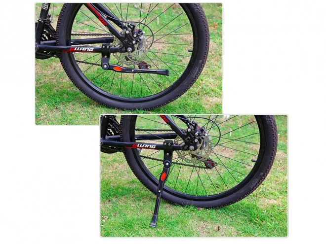 Justerbart sidestativ til cykler